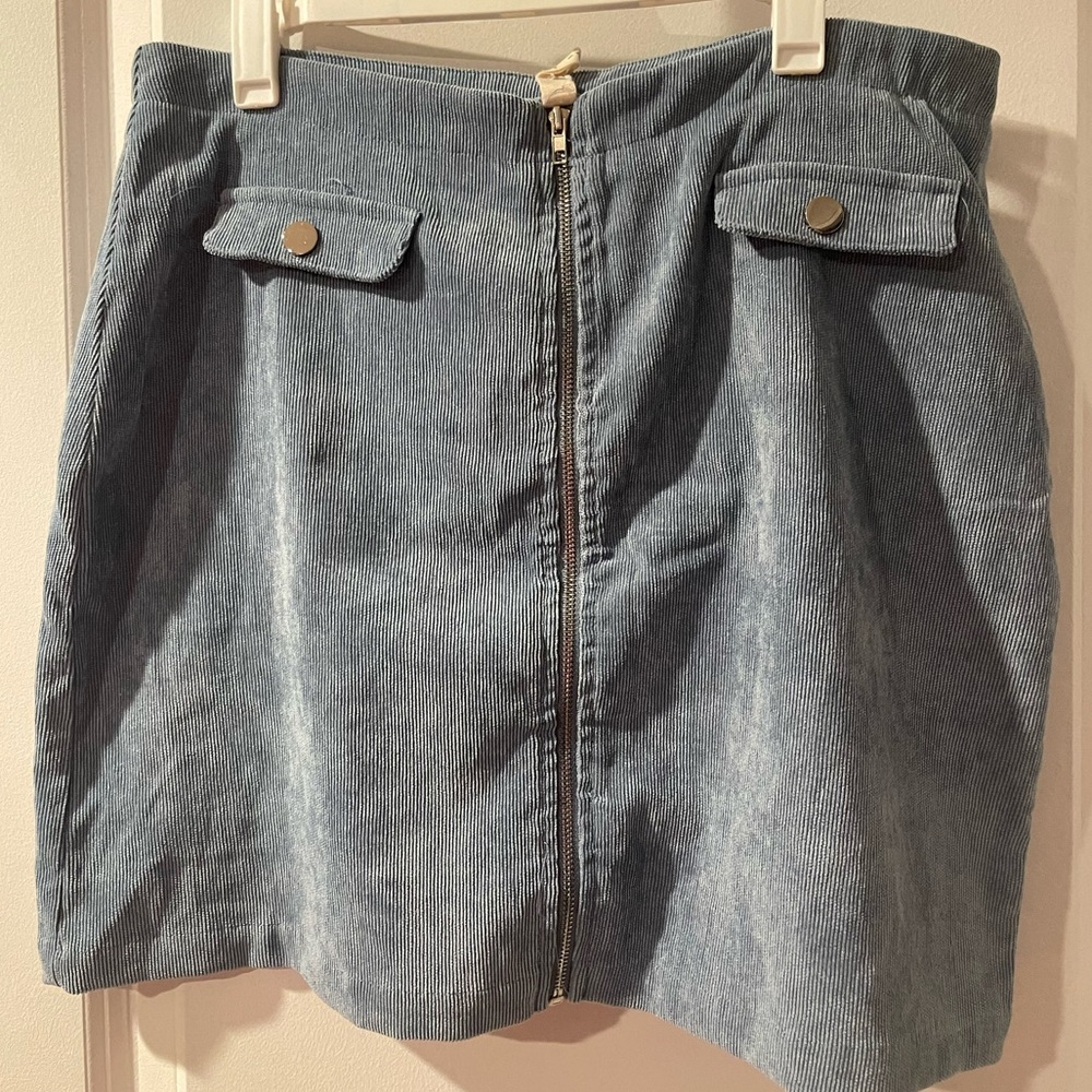 Blue skirt